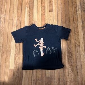 Vintage Old Navy 5T Halloween Skeleton Tee